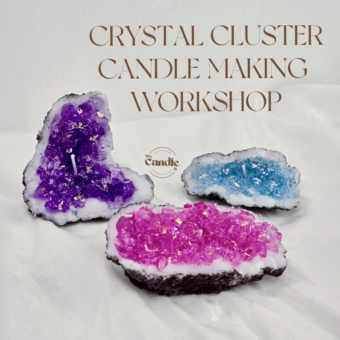 Crystal Cluster Candle Making Workshop