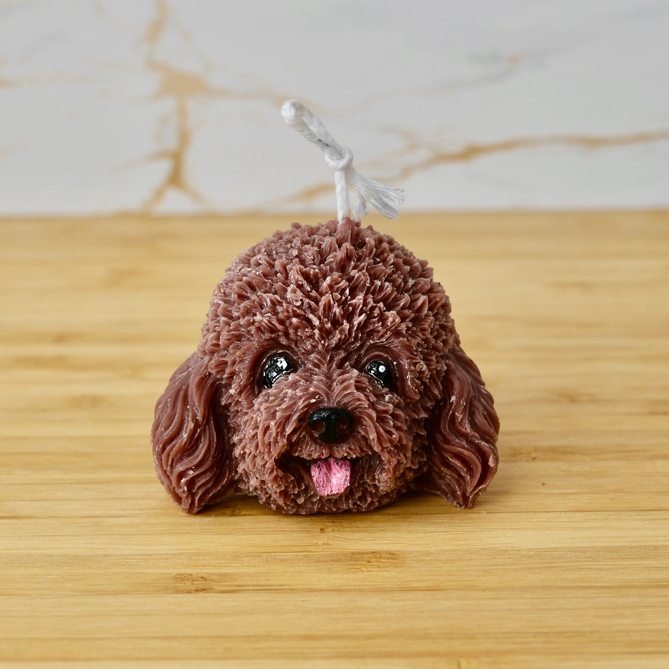 Poodle Candle