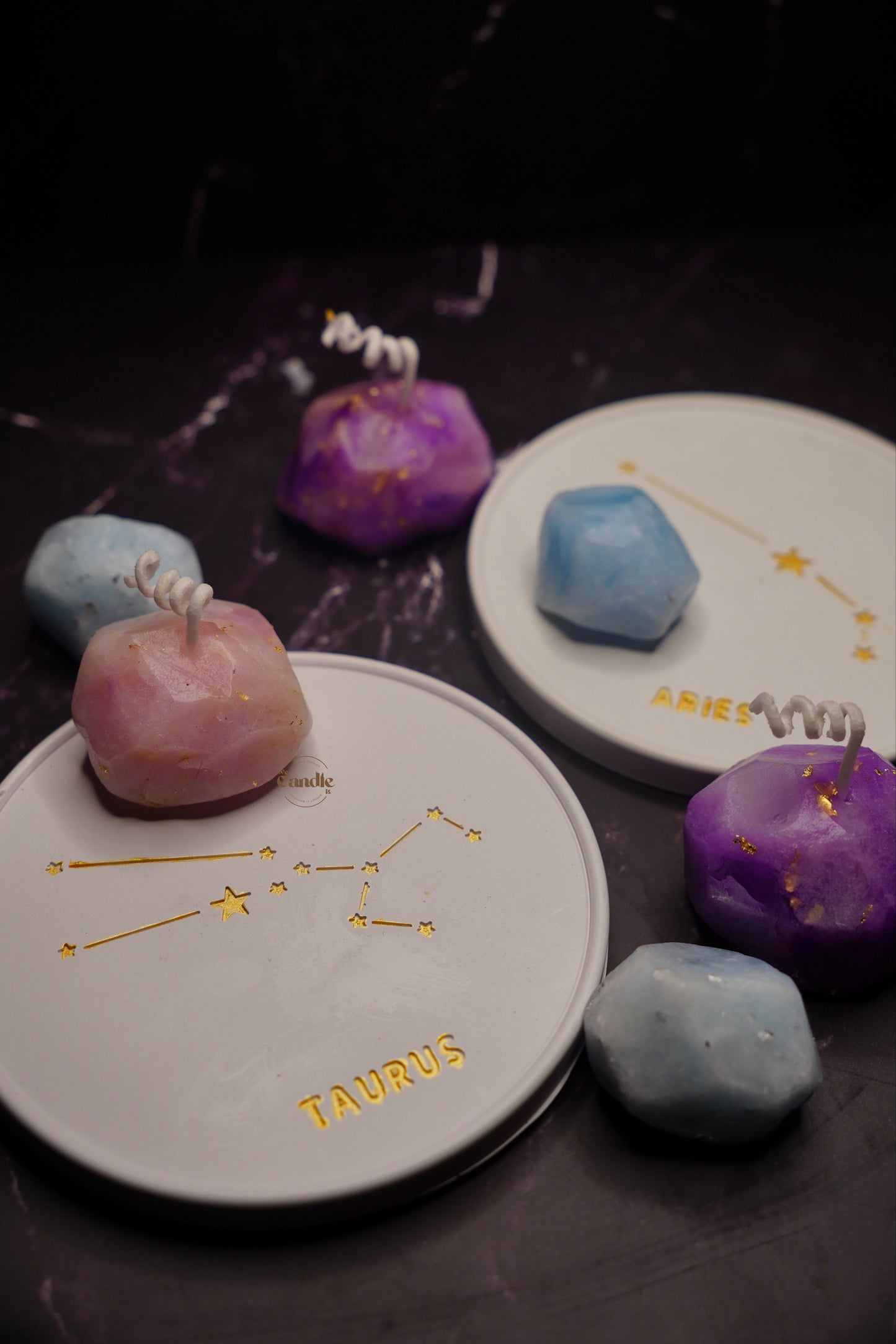 Zodiac Aroma Plate + Gemstone Candle Making Workshop