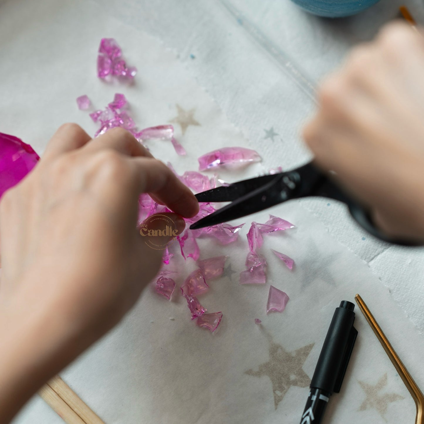Crystal Cluster Candle Making Workshop