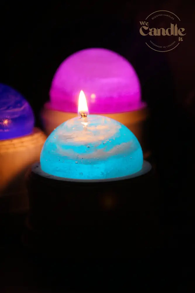Crystal Spheres Candle with Diffuser Stone Making Workshop Candle
