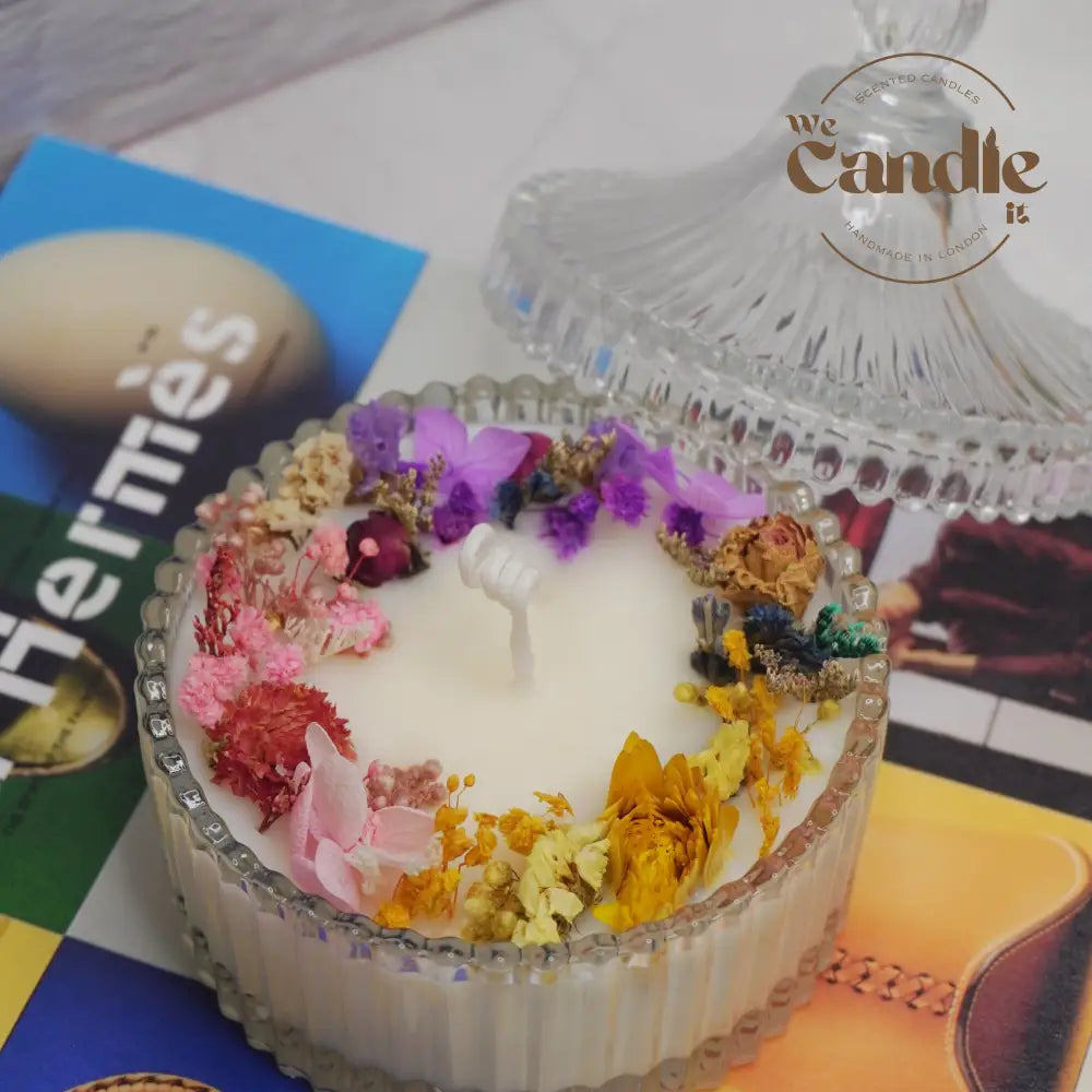 Dried Flowers Candle Making Workshop V2 Candle