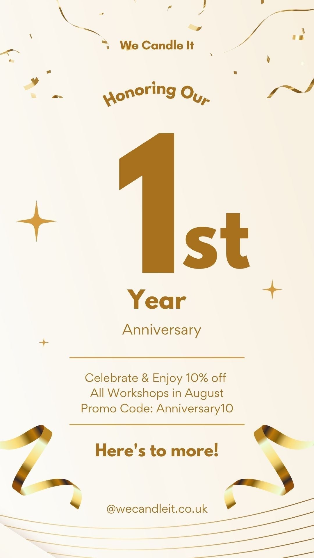 We Candle It Turns One! A Year of Creativity, Courage, and Candle Magic 🕯️