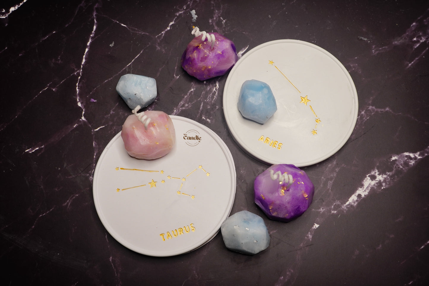 Zodiac Aroma Plate + Gemstone Candle Making Workshop
