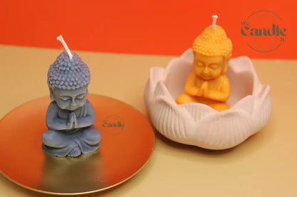Buddha Candle & Lotus Diffuser Plaster Plate Workshop Candle