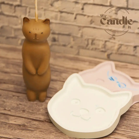 Cat-Themed Candle & Aroma Plaster Plate Workshop Candle