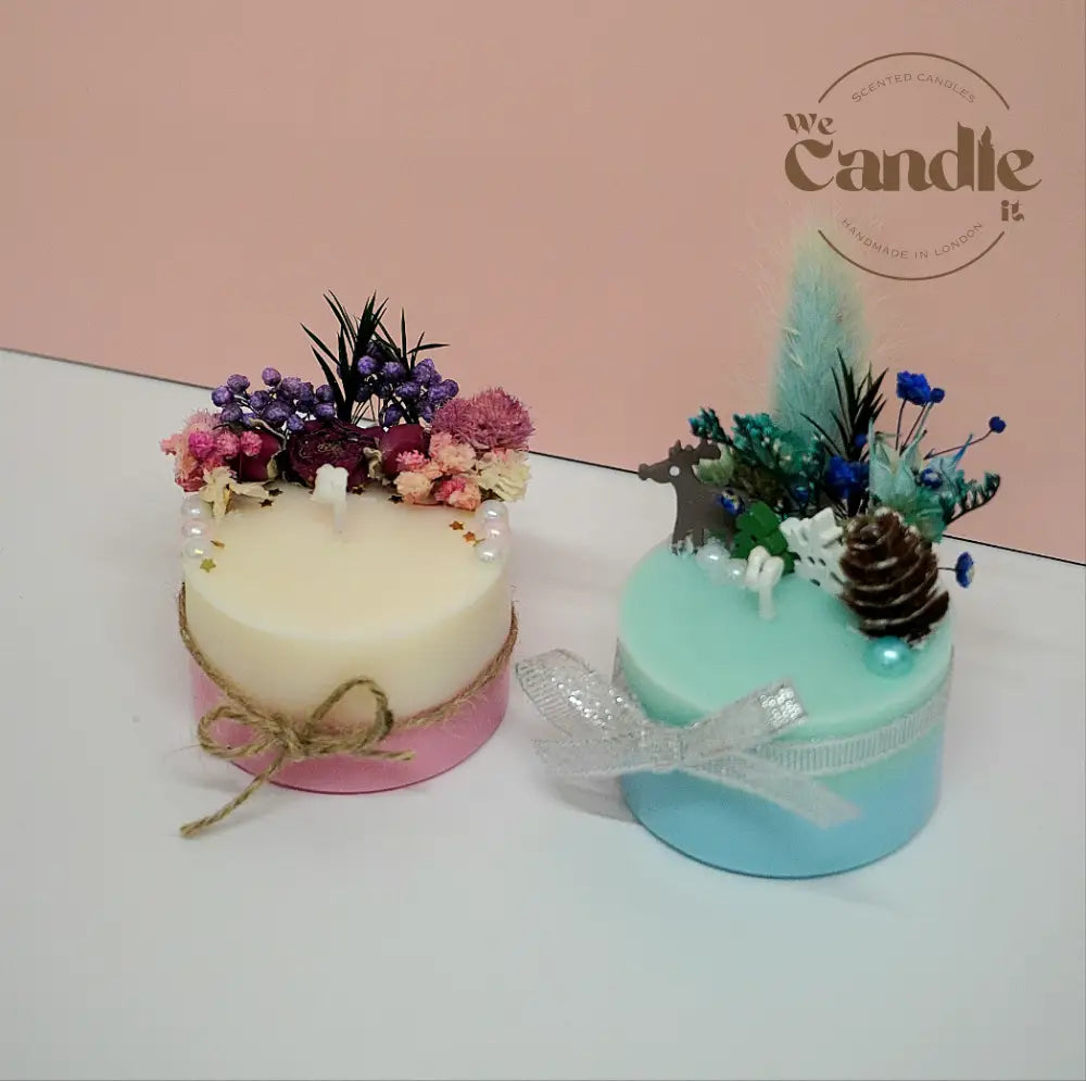 Dried Flowers Candle Making Workshop V1 Candle