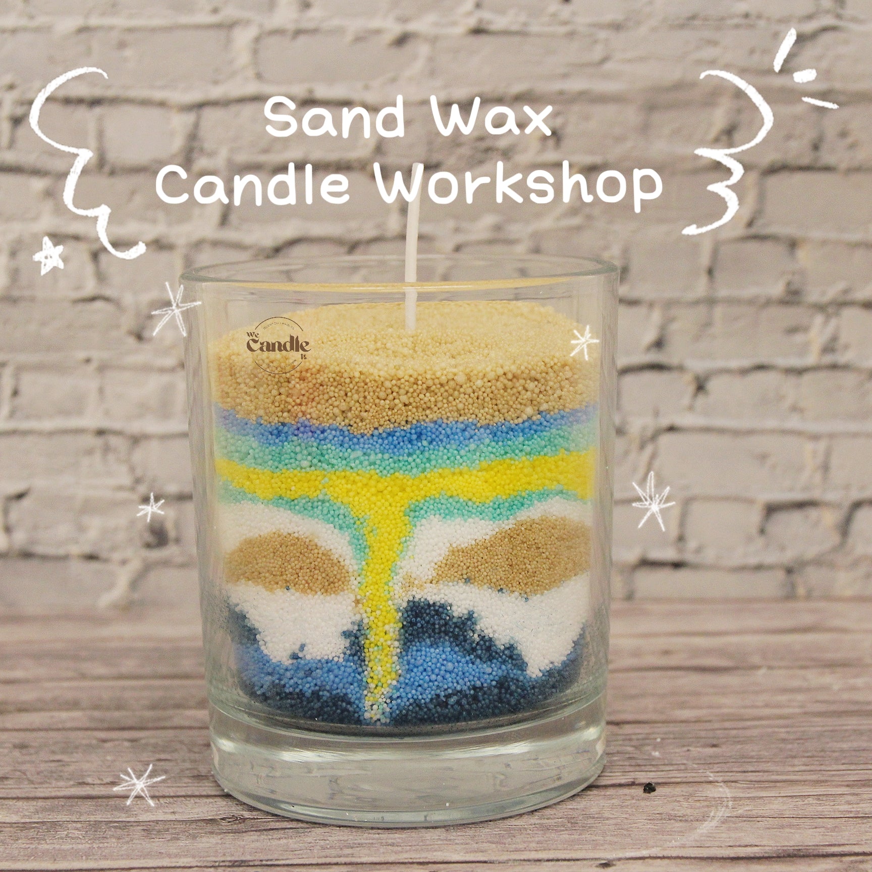 Sand Wax Candle Making Workshop - We Candle It London