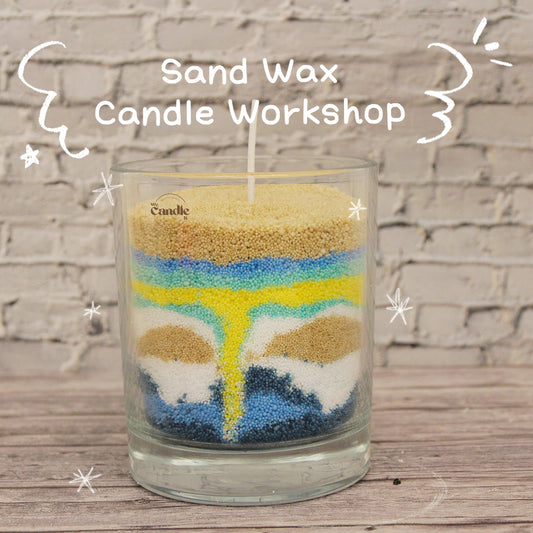 Sand Wax Candle Making Workshop - We Candle It London